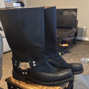 Harley-Davidson Men's Black Leather Boots